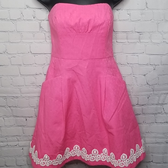 LILLY PULITZER Jacquard Blossom Dress with Pockets - Picture 4 of 12